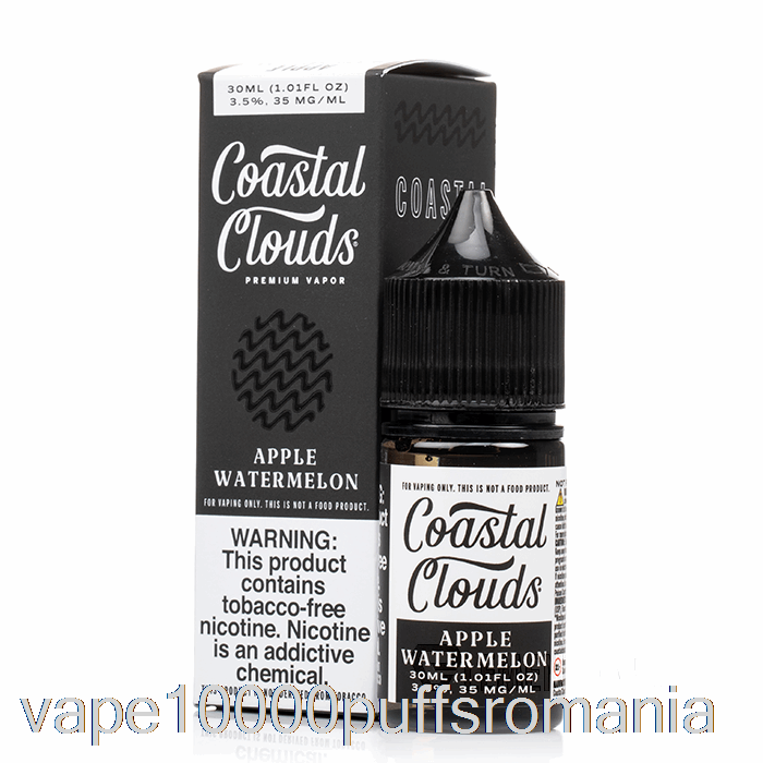 Vape Romania Mere Pepene Verde Sare - Coastal Clouds Co. - 30 Ml 35 Mg